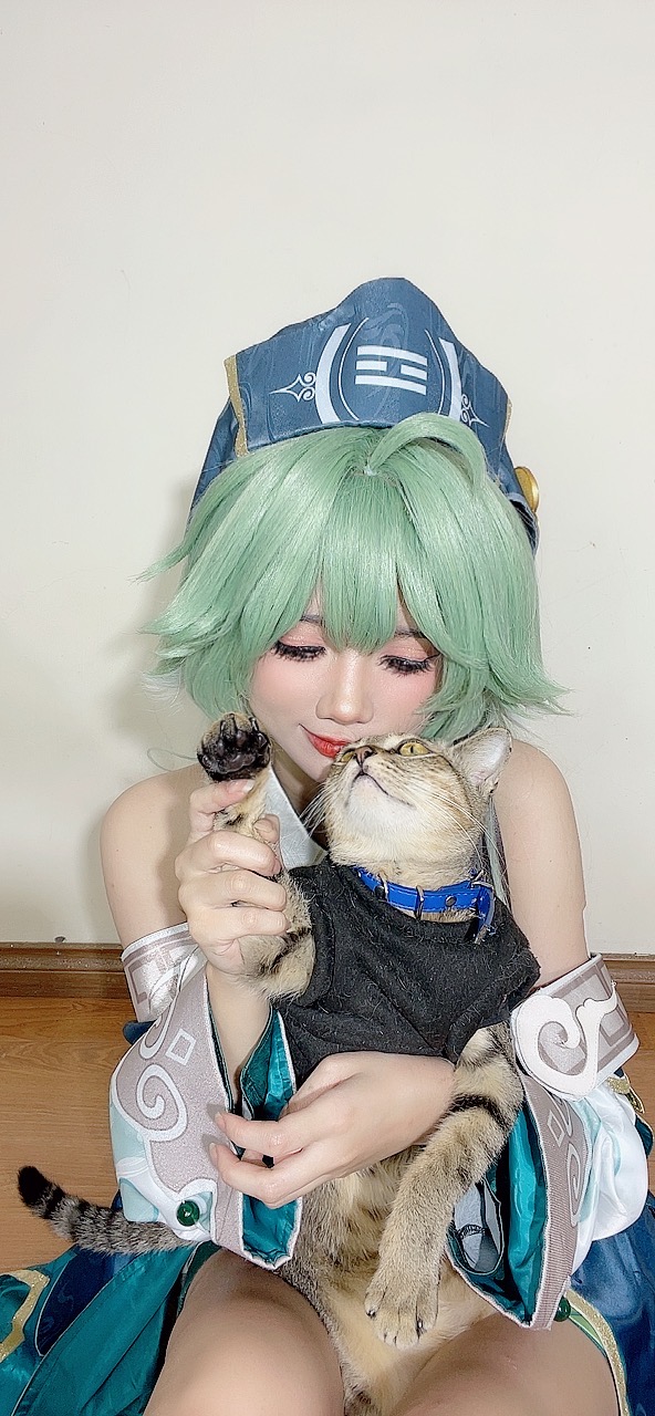 PoppaChan cosplay Huohuo - HonkaiStar Rail (63)