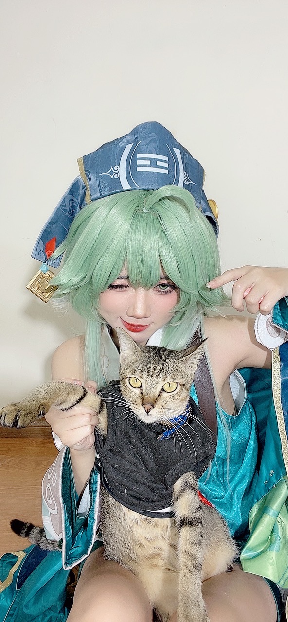 PoppaChan cosplay Huohuo - HonkaiStar Rail (64)